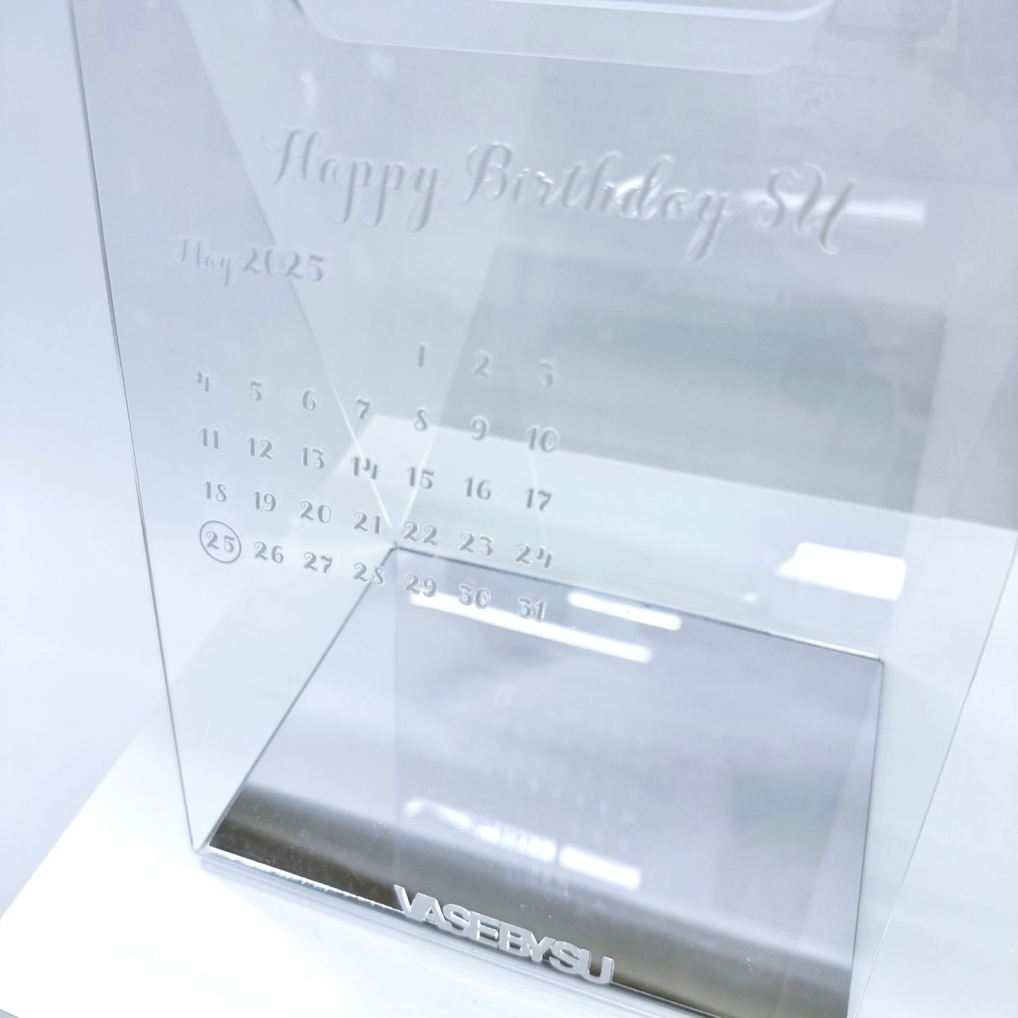 FLOWER BOX-KHAKI PINK