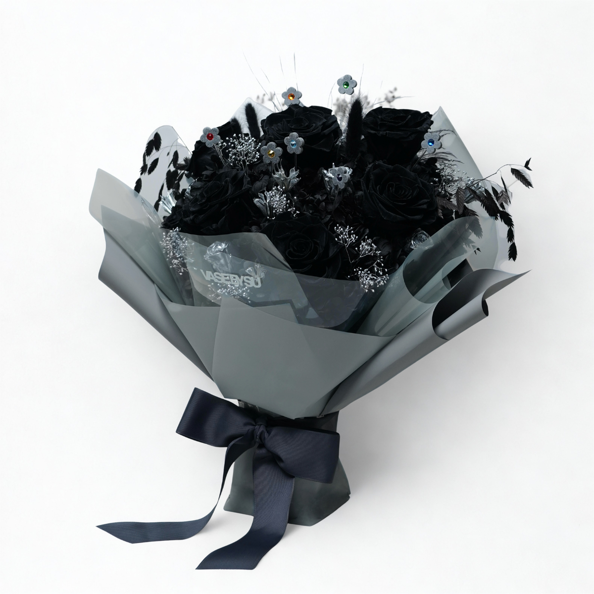 C-L.BLK02 (6 stems/7 crystals)