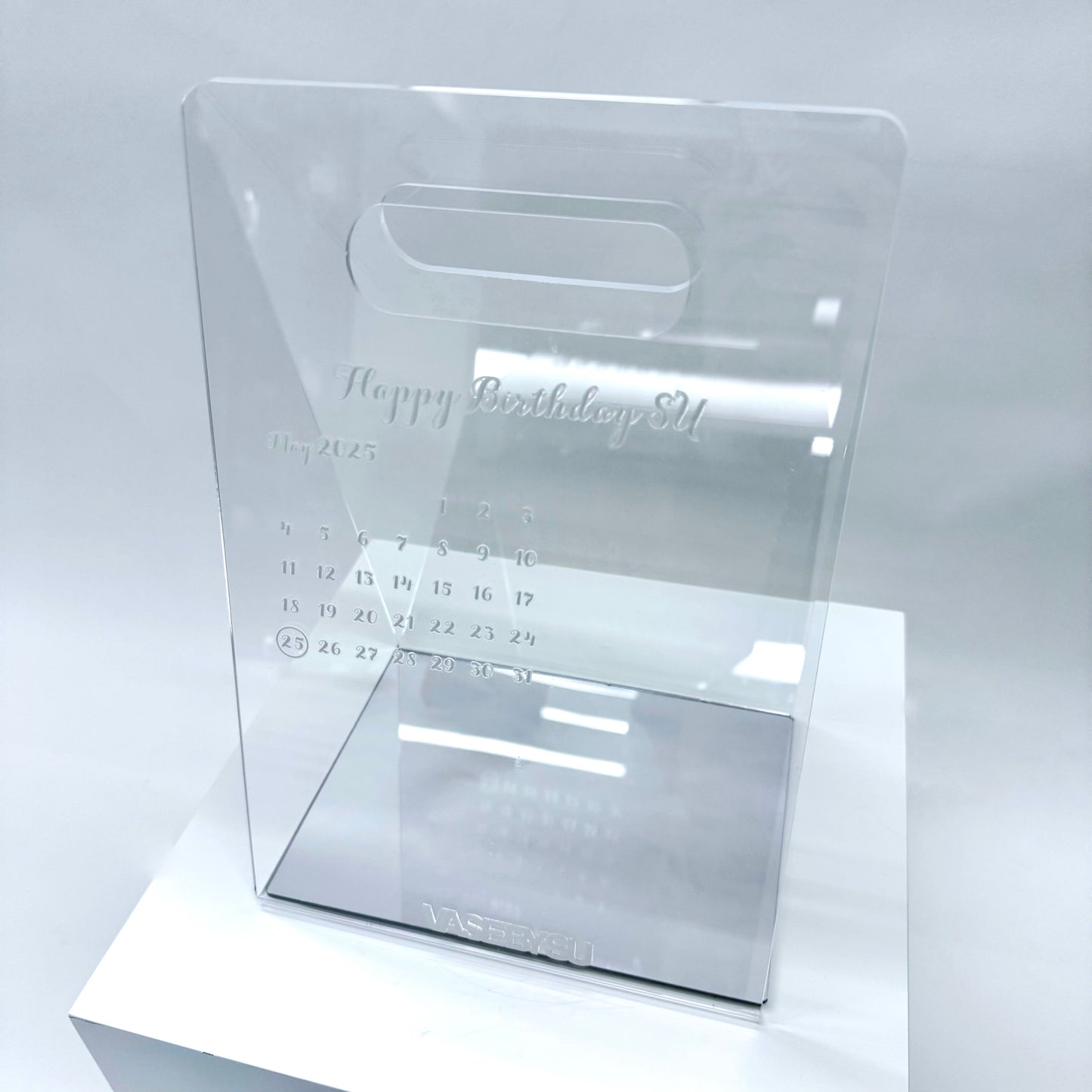 FLOWER BOX-KHAKI PINK