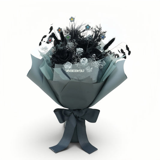 C-BLK01 (3 stems/ 7 crystals)